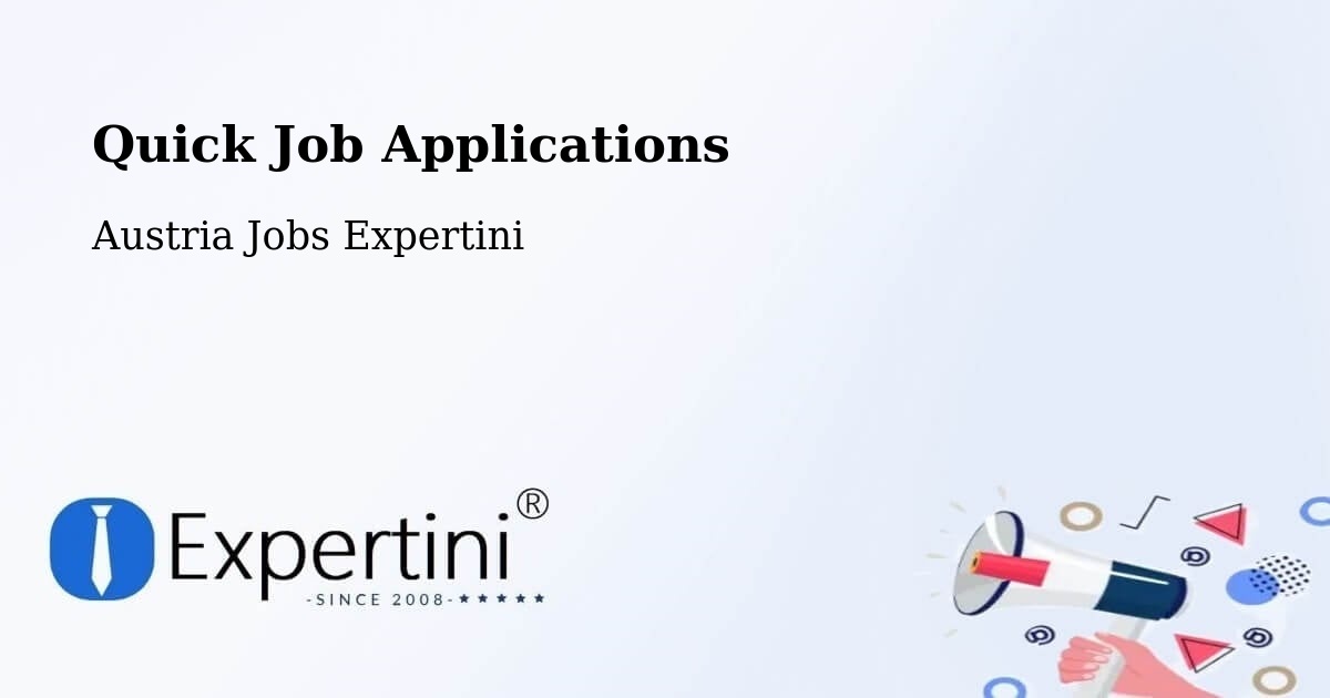 Quick Job Applications - Austria Jobs Expertini